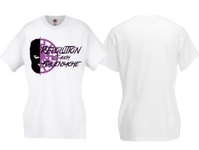 Frauen T-Shirt - Revolution ist auch Frauensache - weiß Frauen T-Shirt - Revolution ist auch Frauensache - weiß