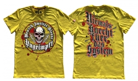 Premium Shirt - Ungeimpft - Mensch zweiter Klasse - gelb Premium Shirt - Ungeimpft - Mensch zweiter Klasse - gelb