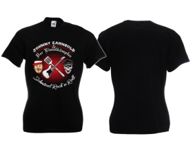 Frauen T-Shirt - Johnny Zahngold - Schnitzel Rock n Roll Frauen T-Shirt - Johnny Zahngold - Schnitzel Rock n Roll