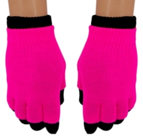 Handschuhe - Neon Pink