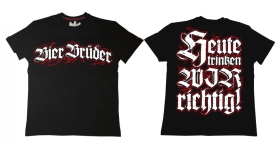 Premium Shirt - Bier Brüder - schwarz Premium Shirt - Bier Brüder - schwarz