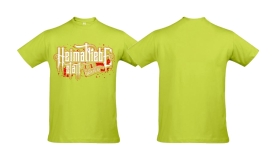 T-Hemd - Heimatliebe statt New World Order - Motiv 1 - apple green T-Hemd - Heimatliebe statt New World Order - Motiv 1 - apple green