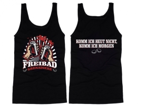 Muskelshirt/Tank Top - Freibadgrenadiere - Komm ich heut nicht, komme ich morgen - schwarz Muskelshirt/Tank Top - Freibadgrenadiere - Komm ich heut nicht, komme ich morgen - schwarz