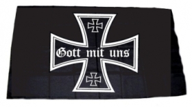Fahne - Eisernes Kreuz - Gott mit uns (20) Fahne - Eisernes Kreuz - Gott mit uns (20)