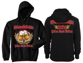 Kapuzenpullover - Bieraktivist - heben statt kleben - Motiv 1 Kapuzenpullover - Bieraktivist - heben statt kleben - Motiv 1