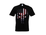 T-Shirt - American Death Head - Stars and Stripes