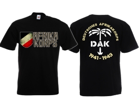 T-Hemd - Afrika Korps - DAK - schwarz T-Hemd - Afrika Korps - DAK - schwarz