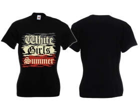 Frauen T-Shirt - White Girls Summer - vintage Frauen T-Shirt - White Girls Summer - vintage