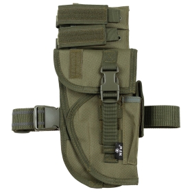 Pistolenbeinholster - oliv - "Tactical" rechts Pistolenbeinholster - oliv - "Tactical" rechts