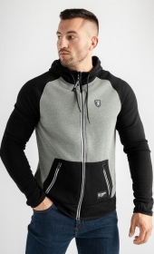 PG Wear - Kapuzenajcke - “Stroke” - Grau/Schwarz () PG Wear - Kapuzenajcke - “Stroke” - Grau/Schwarz ()