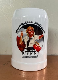 Bierkrug - Nix Yallah,Yallah - Hier wird Deutsch gesprochen! Bierkrug - Nix Yallah,Yallah - Hier wird Deutsch gesprochen!