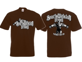 Frauen T-Shirt - German Sport Division - klassisch - braun Frauen T-Shirt - German Sport Division - klassisch - braun