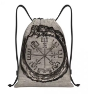 Rucksack mit Kordelzug - Wikinger Kompass Rucksack mit Kordelzug - Wikinger Kompass