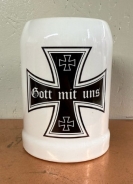 Bierkrug - Eisernes Kreuz - Gott mit uns Bierkrug - Eisernes Kreuz - Gott mit uns
