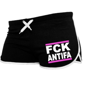 Frauen - Shorts FCK Antifa - Motiv 7 Frauen - Shorts FCK Antifa - Motiv 7