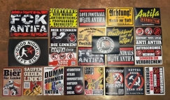 Aktivisten Paket - FCK ANTIFA - 200 Stück + Leggings Pink Roses