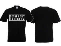 T-Hemd - Gesichert Unbequem - Motiv 2