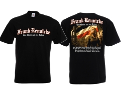 T-Hemd - Frank Rennicke - Das Mädel mit der Fahne - schwarz