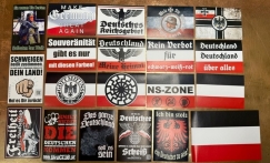 Aktivisten Paket - DEUTSCHLAND - 200 Stück + Fahne Michael Wittmann