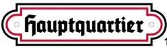 Emailleschild - Sonderformat - Hauptquartier - SWR