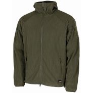 Jacke - Fleece-Jacke - "ViperGrid" - oliv