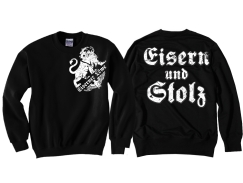 Pullover - Eiserner Löwe - Eisern und Stolz - schwarz Pullover - Eiserner Löwe - Eisern und Stolz - schwarz