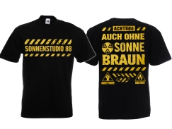 Frauen T-Shirt - Sonnenstudio 88 - High Heat - schwarz