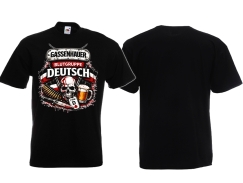 Frauen T-Shirt - Gassenhauer - Blutgruppe Deutsch - SWR - schwarz
