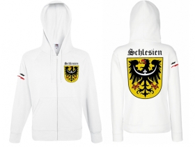 Frauen Kapuzenjacke - Schlesien - weiß Frauen Kapuzenjacke - Schlesien - weiß
