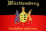 Fahne - Württemberg - Furchtlos und Treu - Motiv 2 (87)
