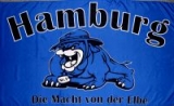 Fahne - Hamburg - Die Macht von der Elbe - Bulldogge (244)