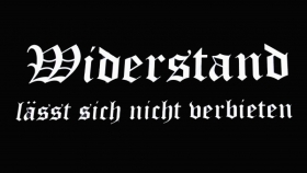 Fahne - Widerstand lässt sich nicht verbieten (3) Fahne - Widerstand lässt sich nicht verbieten (3)
