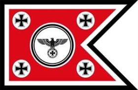 Fahne - Schwalbenschwanz mit EK & Reichsadler (72) Fahne - Schwalbenschwanz mit EK & Reichsadler (72)