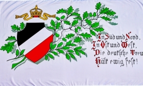 Fahne - Deutsches Reich - In Süd und Nord Fahne - Deutsches Reich - In Süd und Nord