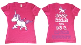 Frauen T-shirt - Aryan Unicorn - Motiv2 - pink Frauen T-shirt - Aryan Unicorn - Motiv2 - pink