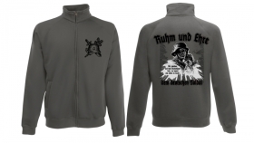 Stehkragen-Jacke - 70 Jahre - klassisch - grau Stehkragen-Jacke - 70 Jahre - klassisch - grau