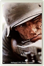 Blechschild - Deutscher Soldat in Stalingrad - D43 Blechschild - Deutscher Soldat in Stalingrad - D43