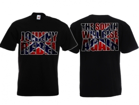 Frauen T-Shirt - Johnny Rebel - schwarz Frauen T-Shirt - Johnny Rebel - schwarz