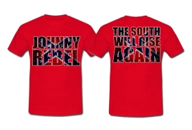 Frauen T-Shirt - Johnny Rebel - rot Frauen T-Shirt - Johnny Rebel - rot
