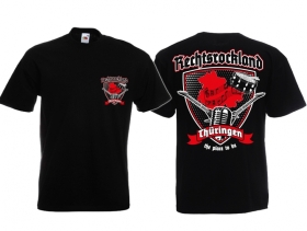 Frauen T-Shirt - Rechtsrockland Thüringen - Motiv 2 Frauen T-Shirt - Rechtsrockland Thüringen - Motiv 2