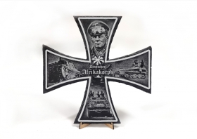 Schieferplatte - Eisernes Kreuz - Afrika Korps Schieferplatte - Eisernes Kreuz - Afrika Korps